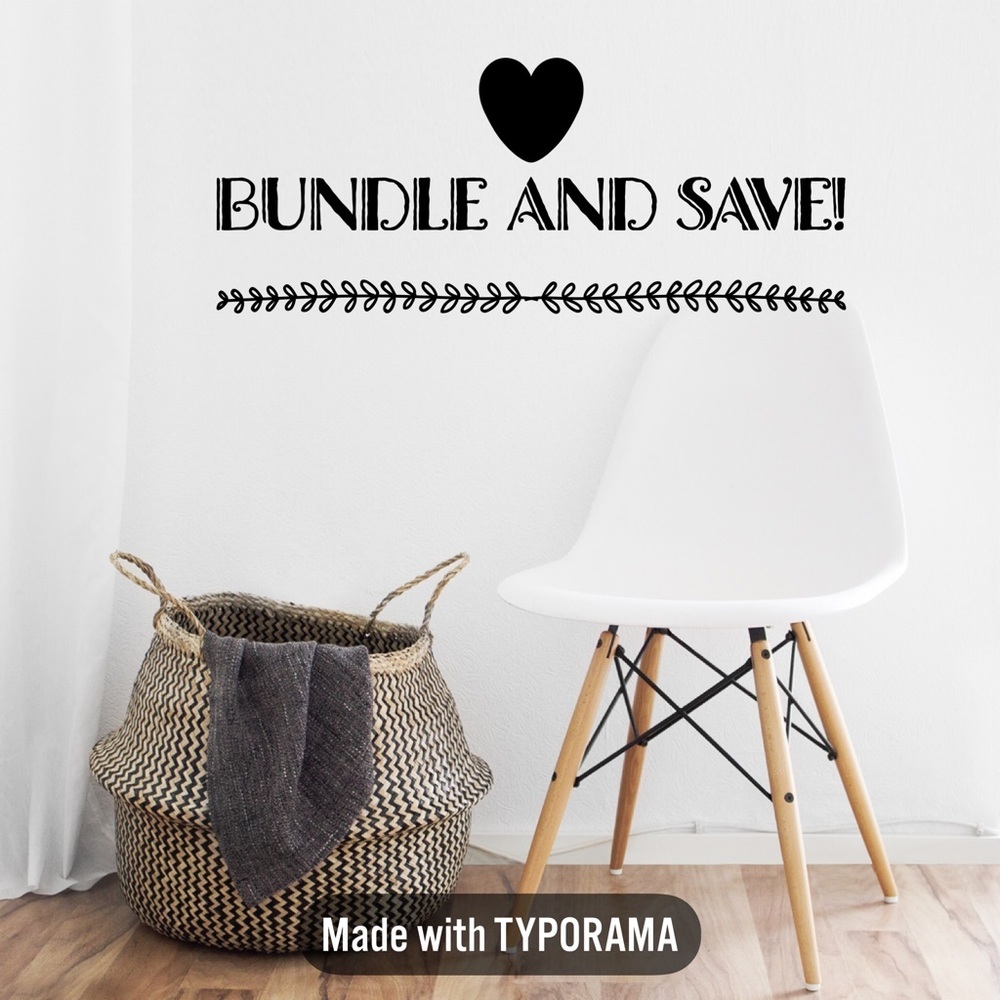 Bundle and save!